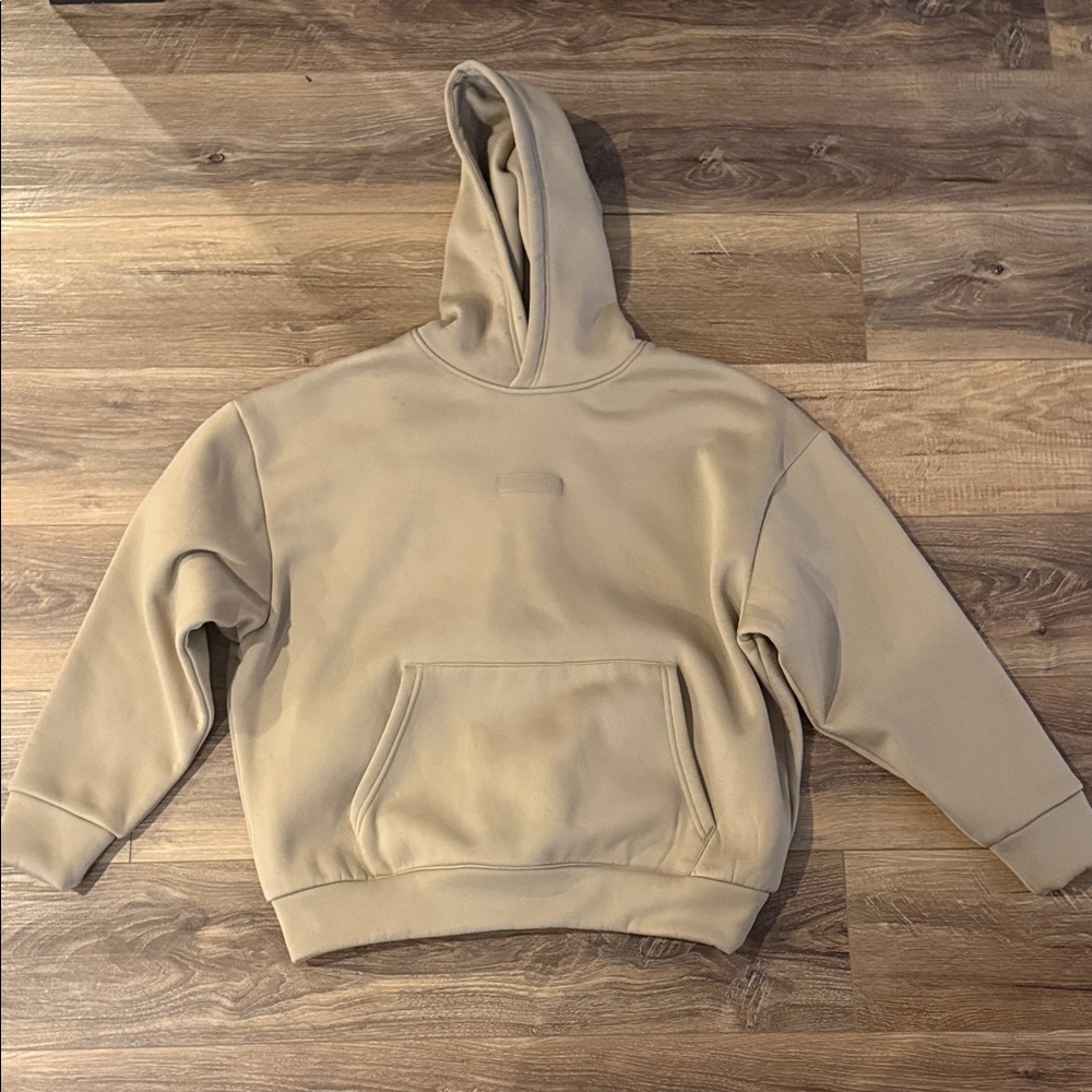 Essentials Beige Hoodie Sweater